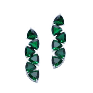 Dazzling Emerald Earrings
