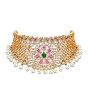 Elegant Pearl Choker